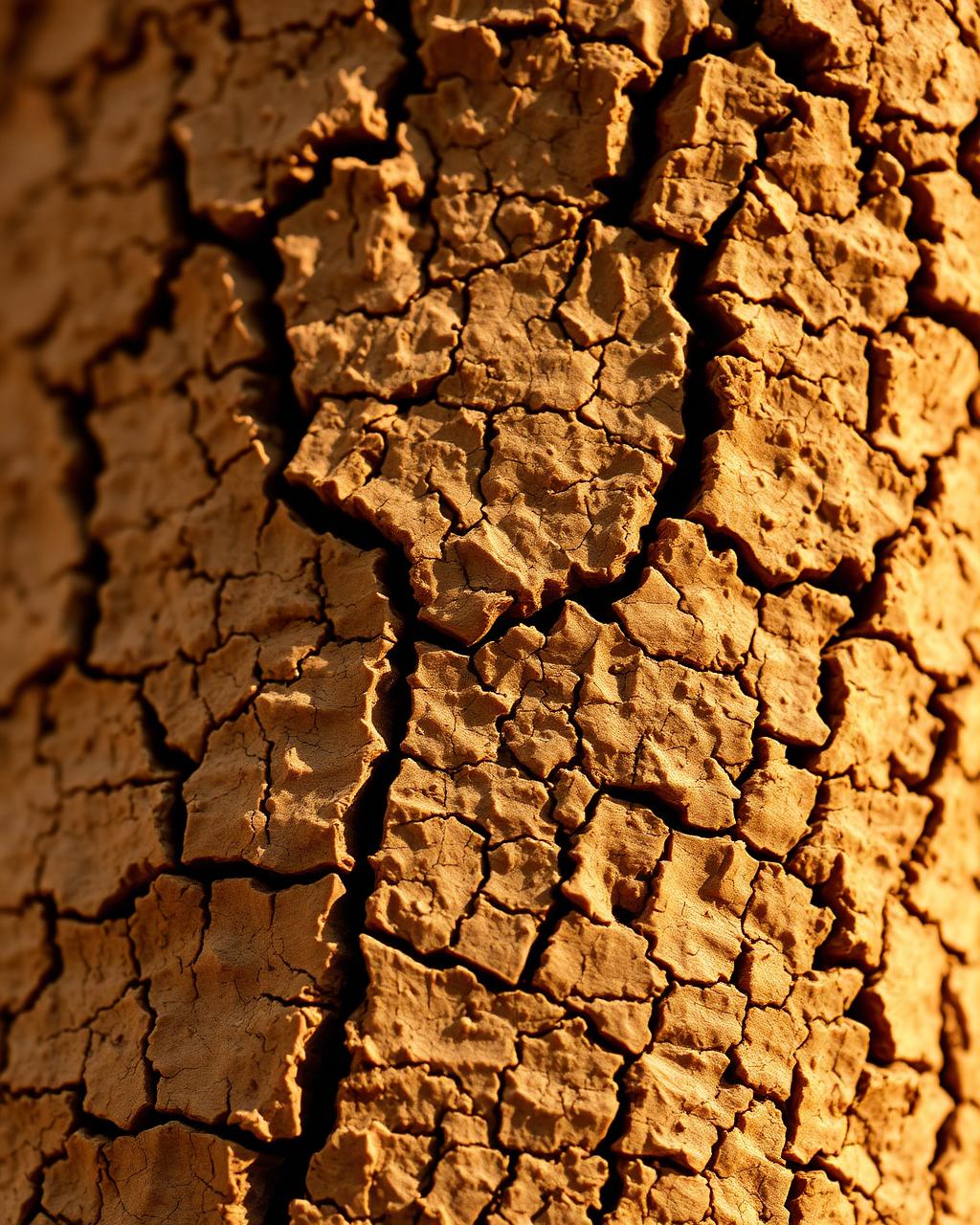 Macro of virgin cork bark